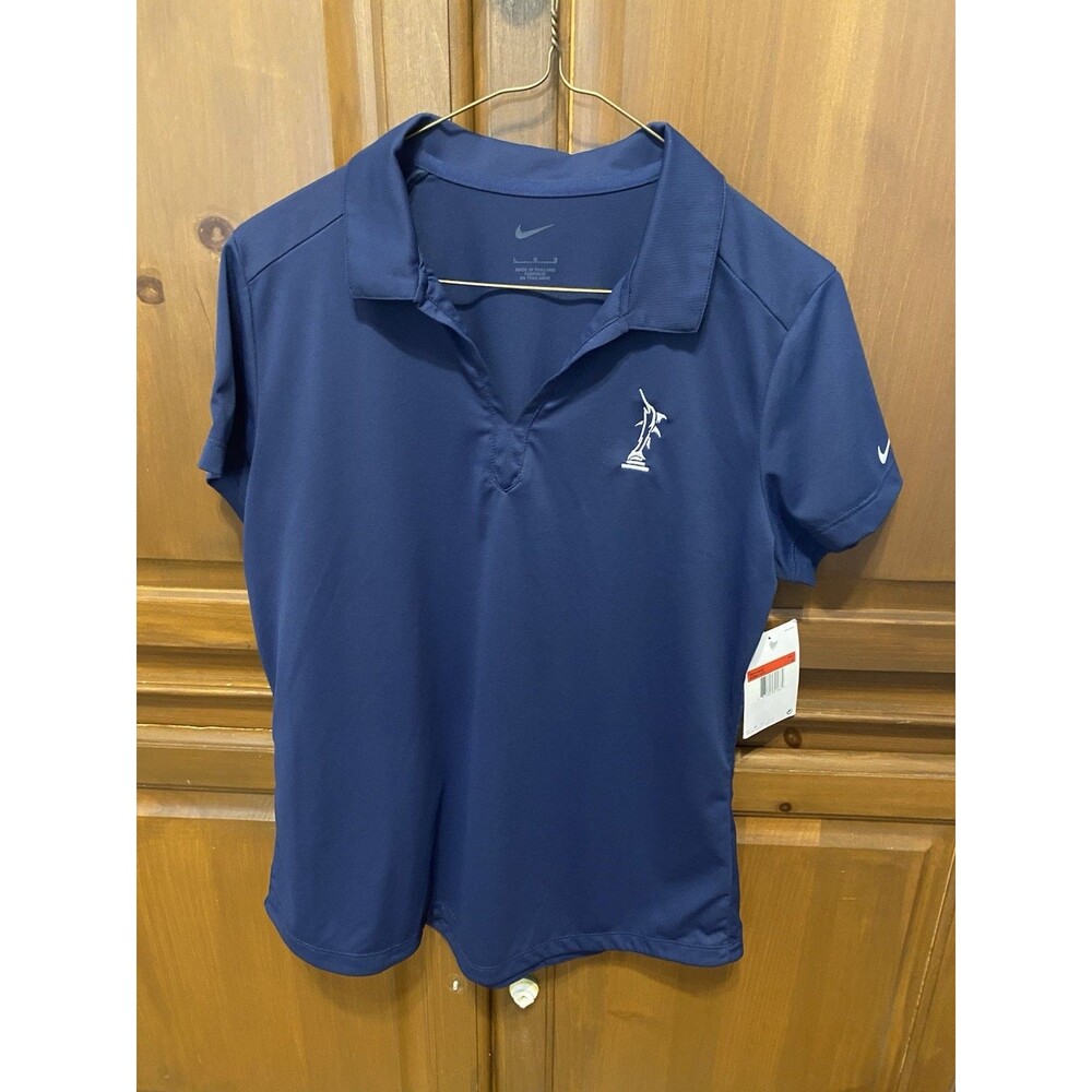 Nike SFC Sport Fishing Championship Shirt~Womens L Large~Blue Marlin NWT